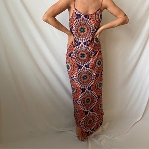 MINKPINK | Medallion Print Maxi Dress